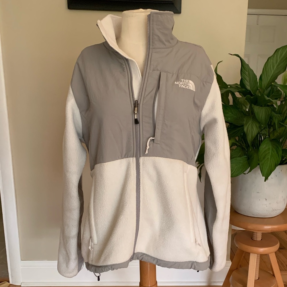 White Denali Fleece Jacket North Face